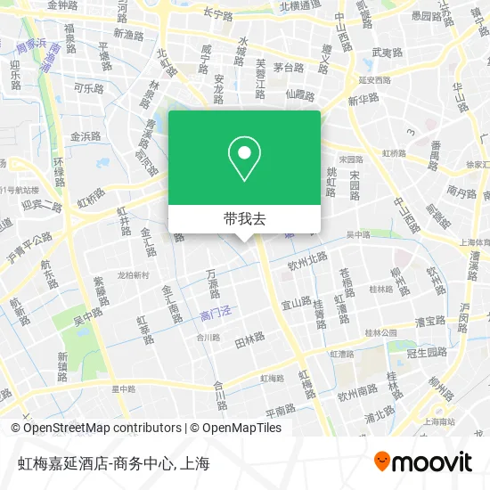 虹梅嘉延酒店-商务中心地图