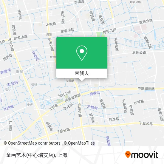 童画艺术(中心瑞安店)地图