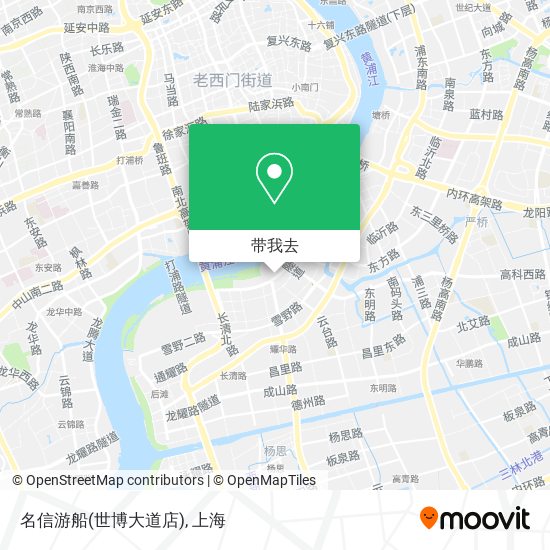 名信游船(世博大道店)地图