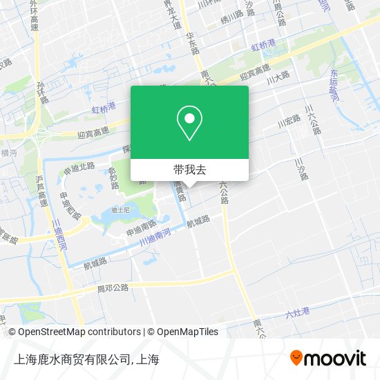 上海鹿水商贸有限公司地图