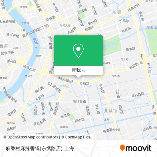 麻香村麻辣香锅(东绣路店)地图