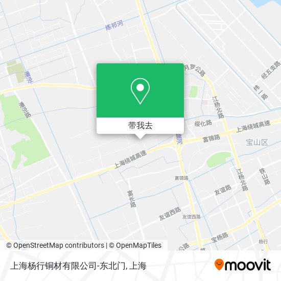 上海杨行铜材有限公司-东北门地图