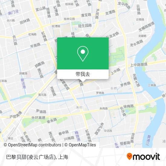 巴黎贝甜(凌云广场店)地图