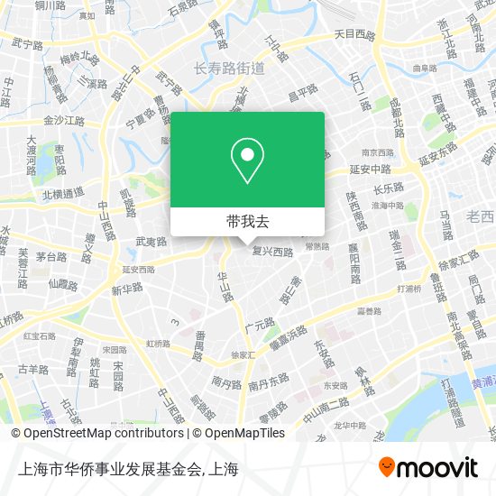 上海市华侨事业发展基金会地图