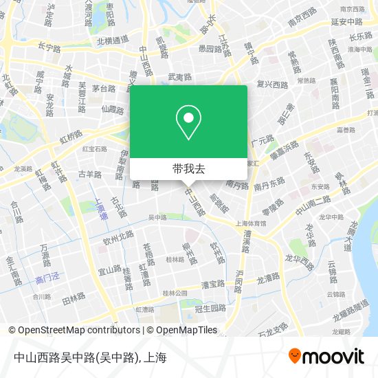 中山西路吴中路地图
