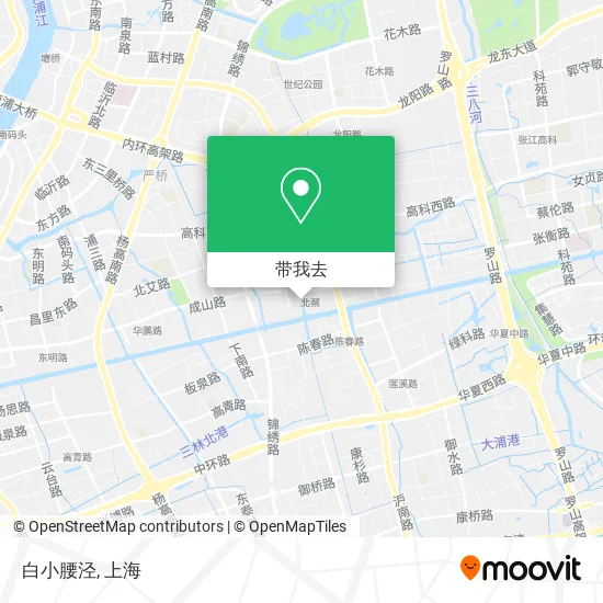 白小腰泾地图