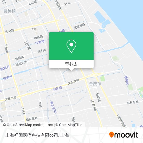 上海祥闰医疗科技有限公司地图