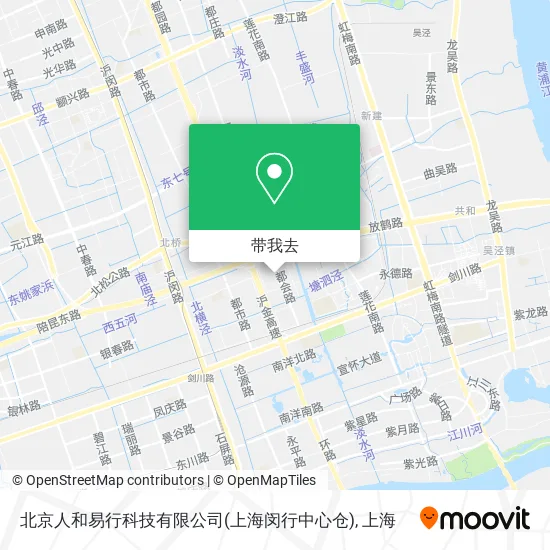 北京人和易行科技有限公司(上海闵行中心仓)地图