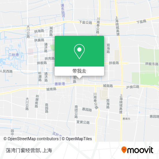 荡湾门窗经营部地图
