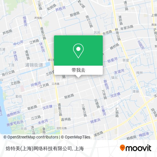 焙特美(上海)网络科技有限公司地图