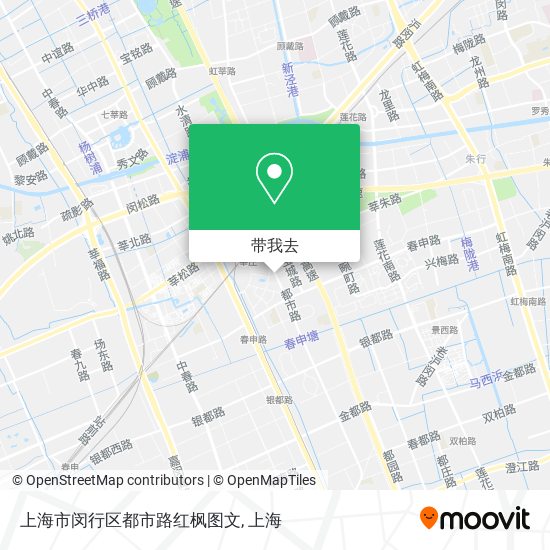 上海市闵行区都市路红枫图文地图