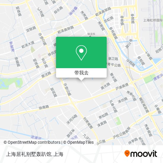 上海居礼别墅轰趴馆地图
