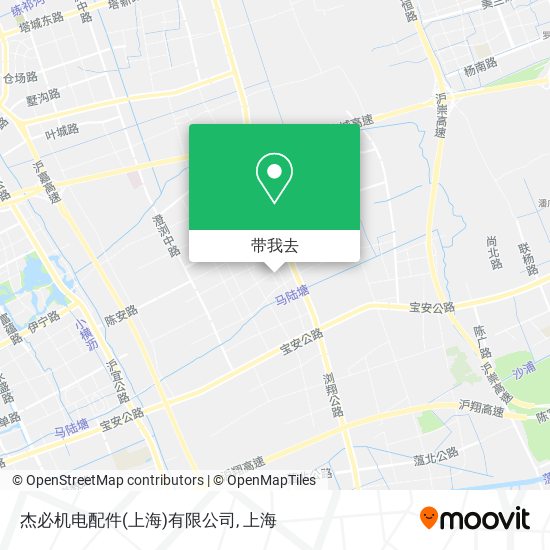杰必机电配件(上海)有限公司地图