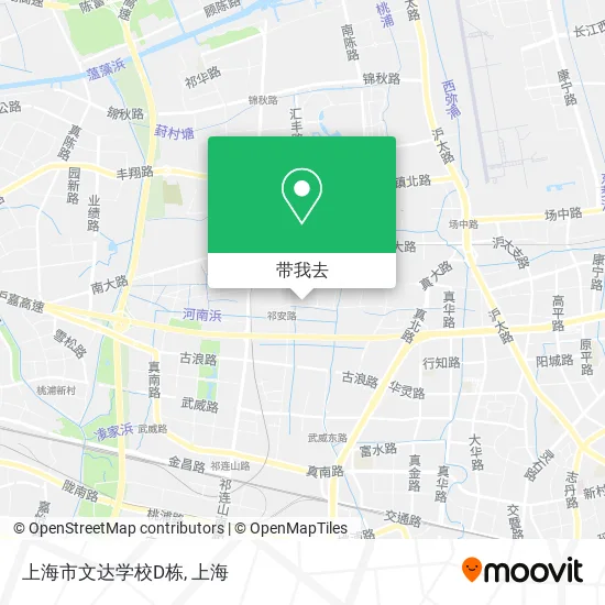 上海市文达学校D栋地图