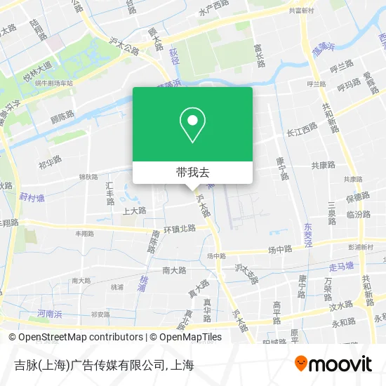吉脉(上海)广告传媒有限公司地图