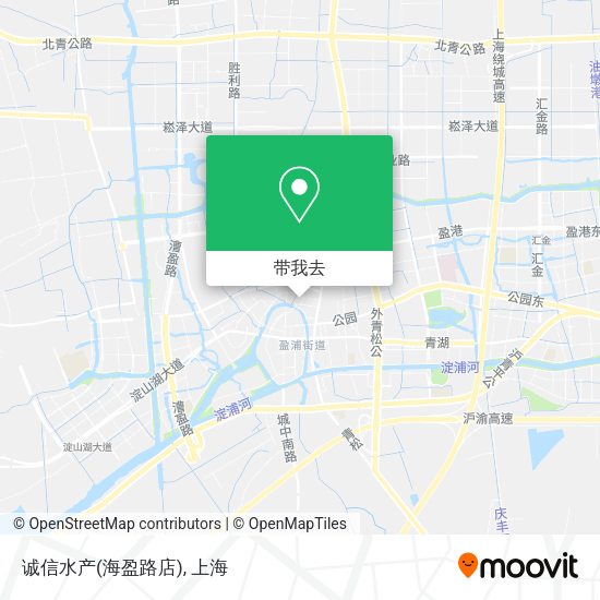 诚信水产(海盈路店)地图