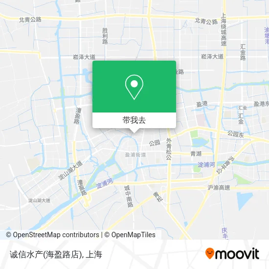 诚信水产(海盈路店)地图