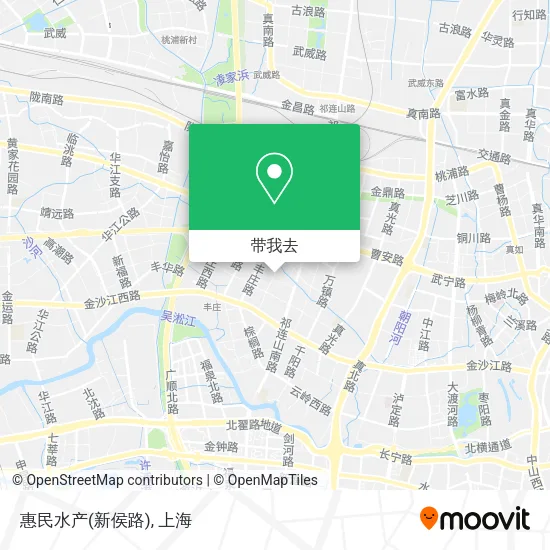 惠民水产(新侯路)地图