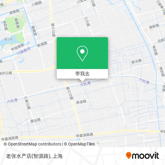 老张水产店(智源路)地图