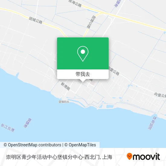 崇明区青少年活动中心堡镇分中心-西北门地图