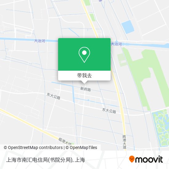 上海市南汇电信局(书院分局)地图