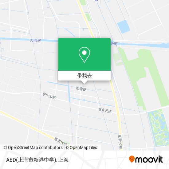 AED(上海市新港中学)地图