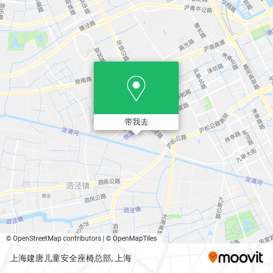 上海建唐儿童安全座椅总部地图