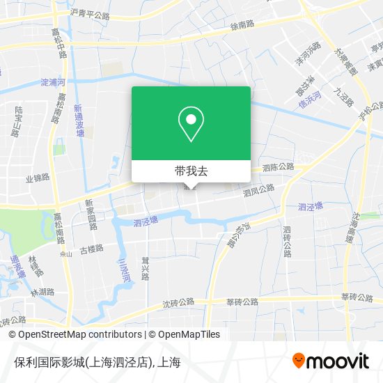 保利国际影城(上海泗泾店)地图