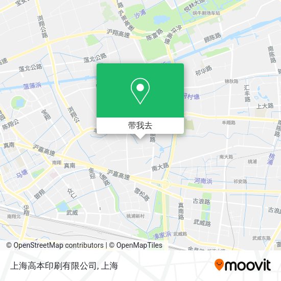 上海高本印刷有限公司地图