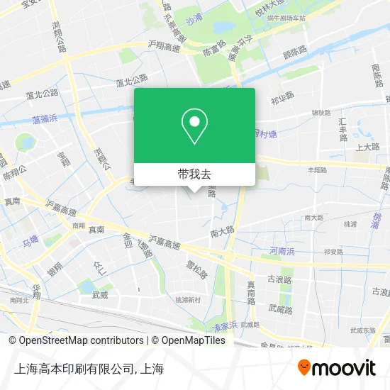 上海高本印刷有限公司地图