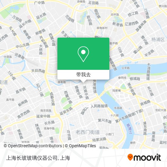 上海长玻玻璃仪器公司地图