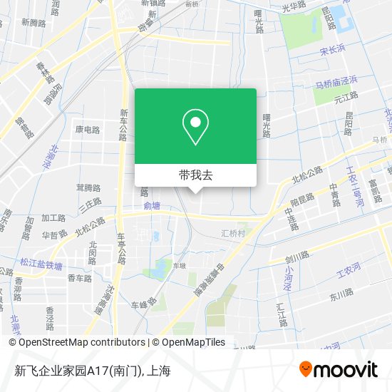 新飞企业家园A17(南门)地图