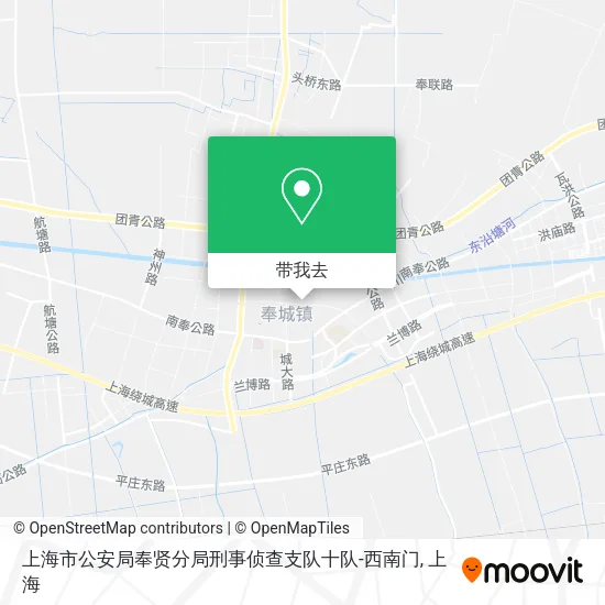 上海市公安局奉贤分局刑事侦查支队十队-西南门地图