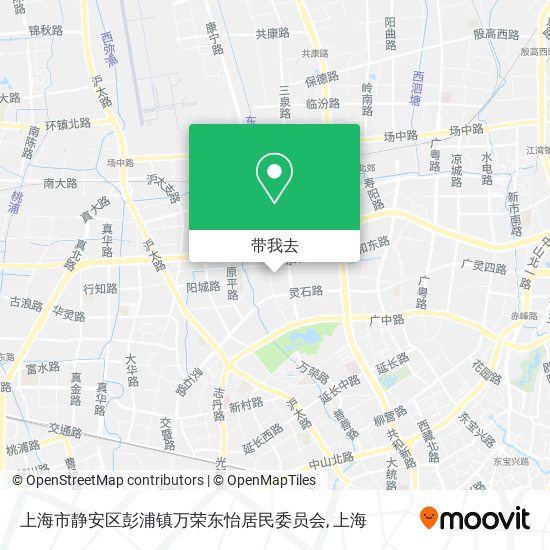 上海市静安区彭浦镇万荣东怡居民委员会地图
