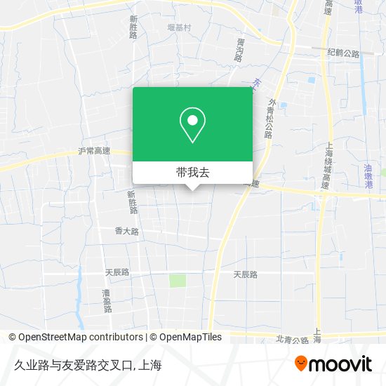 久业路与友爱路交叉口地图