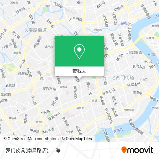 罗门皮具(南昌路店)地图
