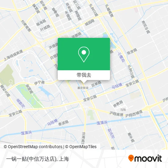 一锅一贴(中信万达店)地图