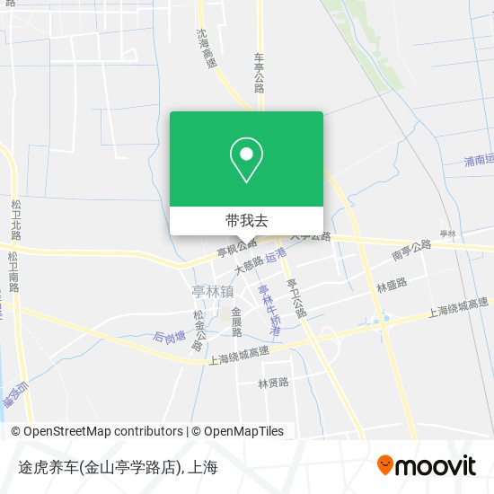 途虎养车(金山亭学路店)地图