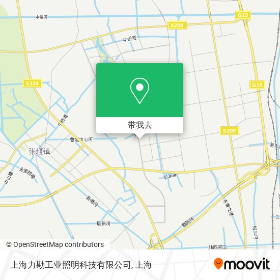 上海力勘工业照明科技有限公司地图
