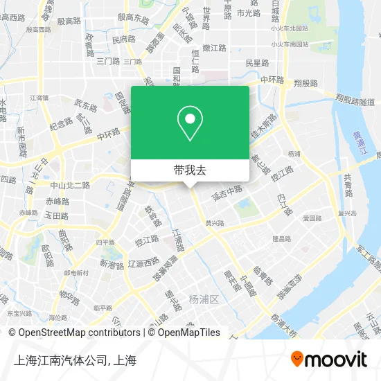 上海江南汽体公司地图