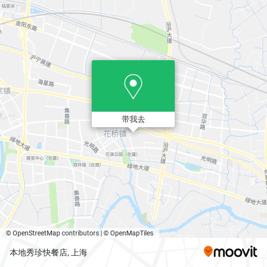 本地秀珍快餐店地图