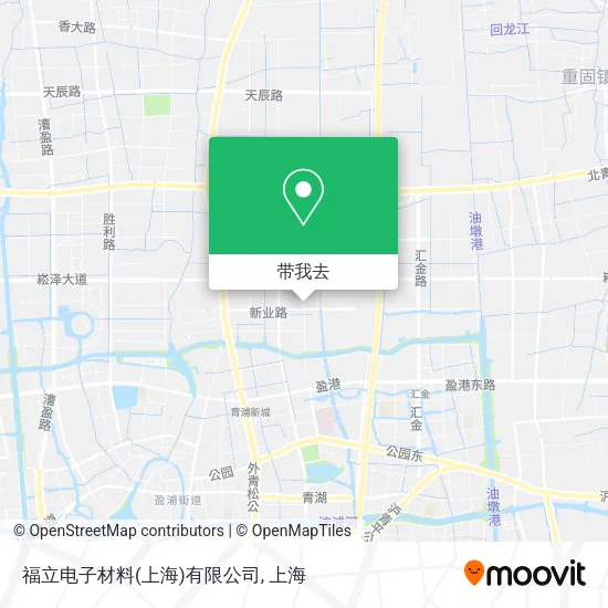 福立电子材料(上海)有限公司地图