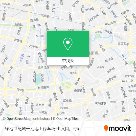 绿地世纪城一期地上停车场-出入口地图
