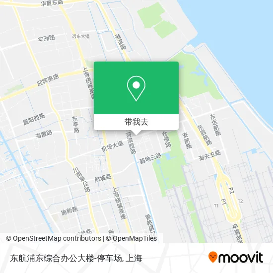东航浦东综合办公大楼-停车场地图