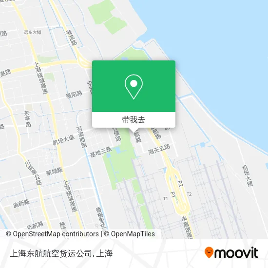 上海东航航空货运公司地图