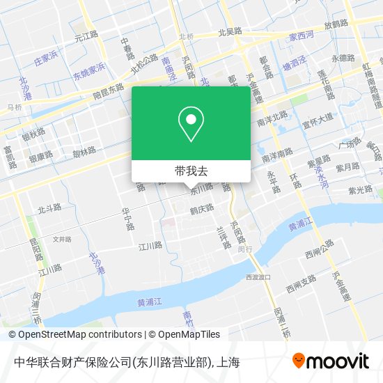 中华联合财产保险公司(东川路营业部)地图