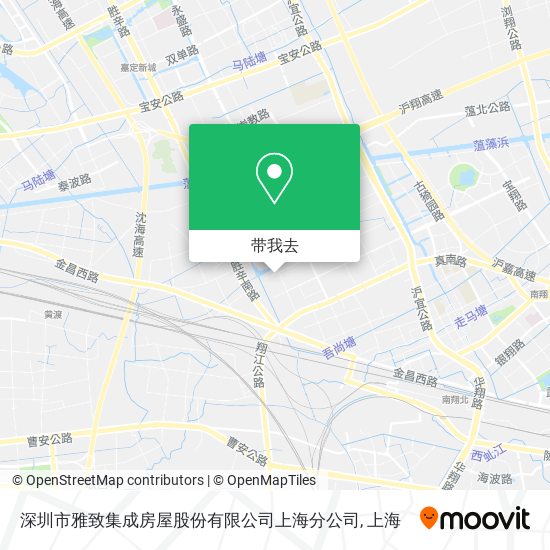 深圳市雅致集成房屋股份有限公司上海分公司地图