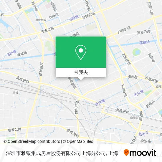 深圳市雅致集成房屋股份有限公司上海分公司地图
