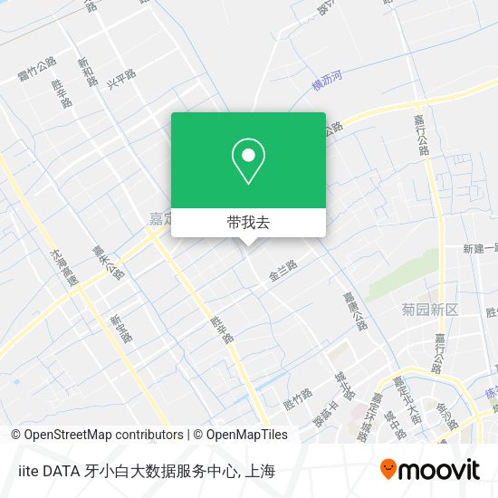 iite DATA 牙小白大数据服务中心地图