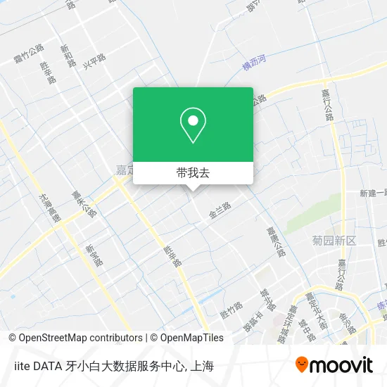 iite DATA 牙小白大数据服务中心地图